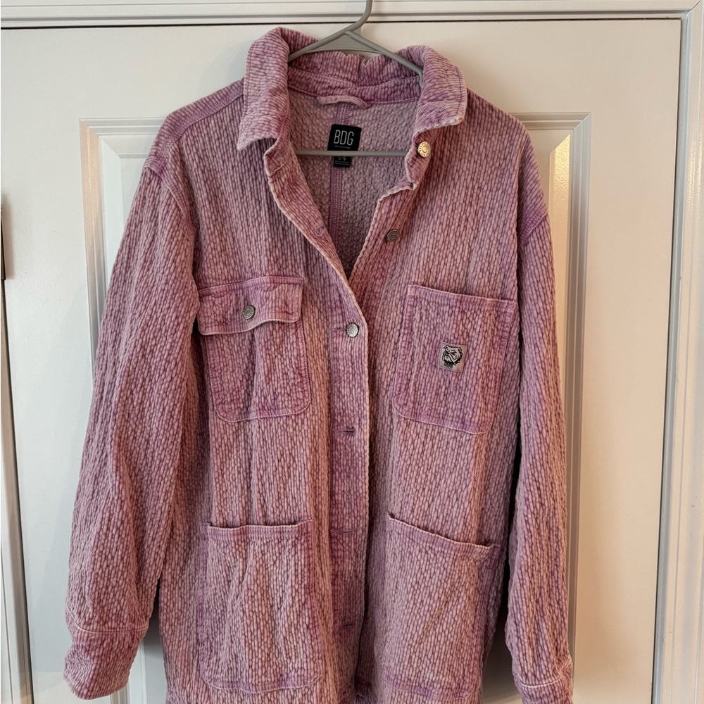 BDG Purple Utility Jacket Corduroy Oversized